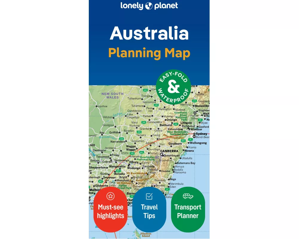 Lonely Planet Australia Planning Map