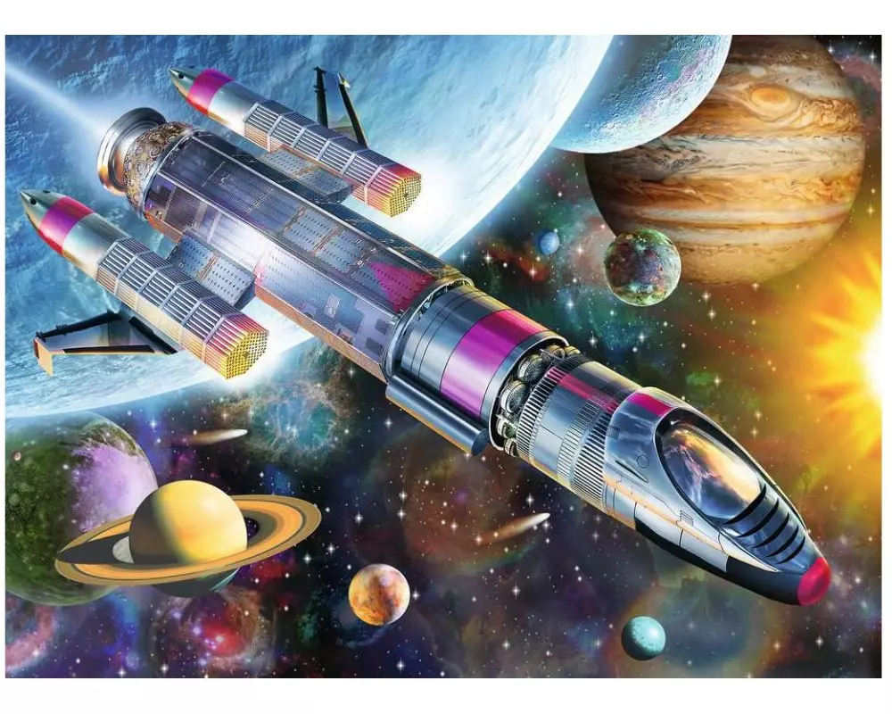 Ravensburger Puzzle Mission im Weltall 100 XXL Teile