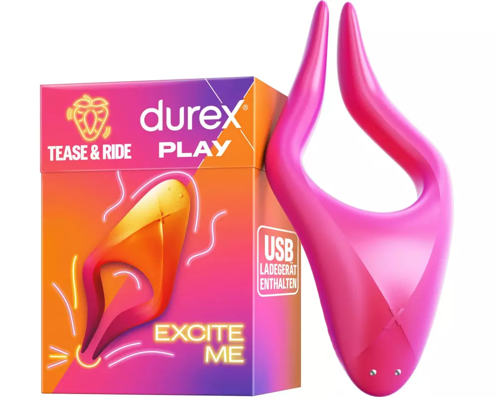 Durex Tease and Ride Multi Stimulator Rosa
