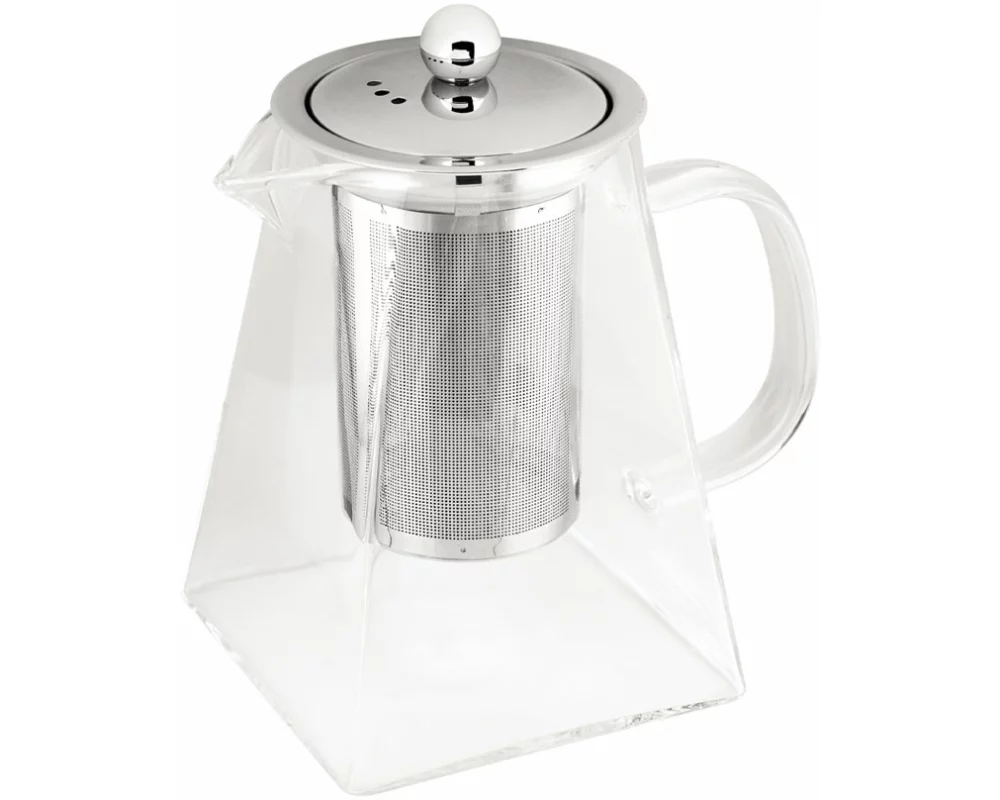 Berlinger Haus Teekanne aus Glas mit Edelstahl Filter 750ml