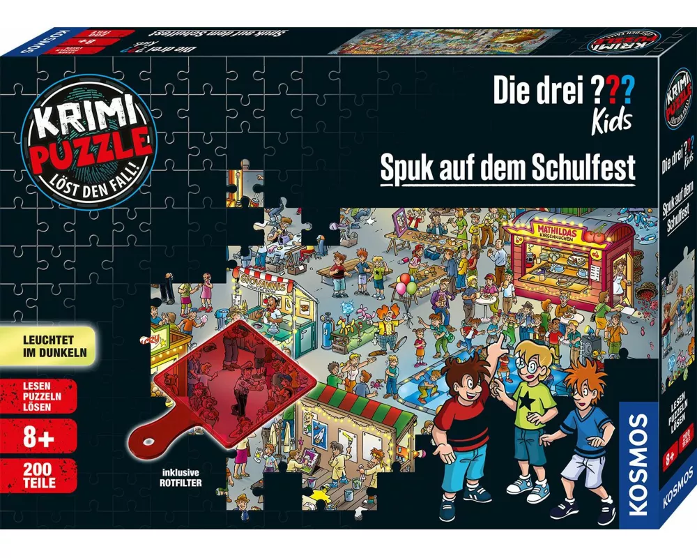Krimipuzzle Die drei ??? Kids Spuk auf dem Schulfest