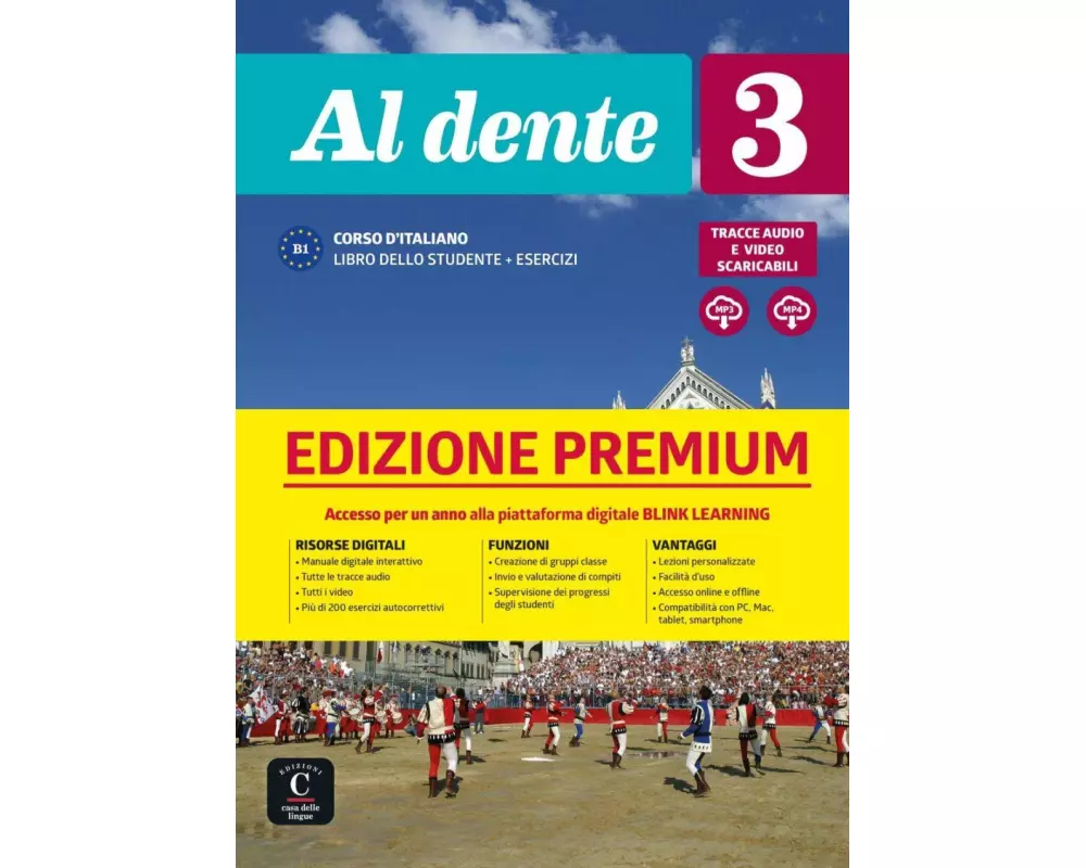 Al dente 3 (B1). Libro dello studente+ esercizi + CD + DVD + Premium