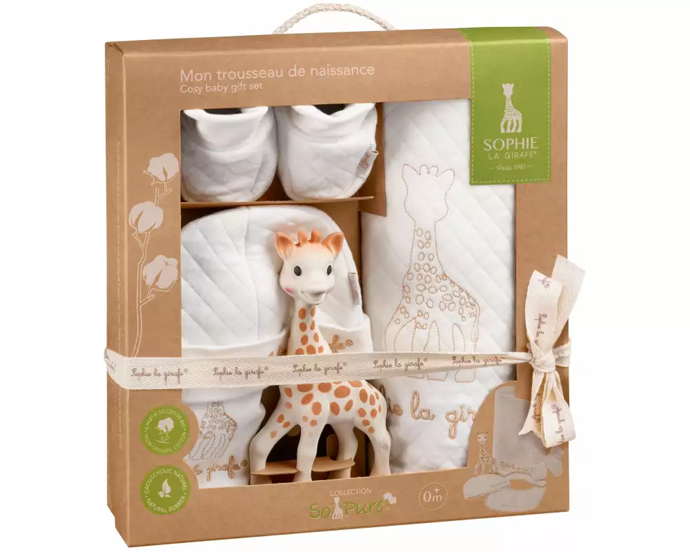 Sophie la girafe Geschenkset Mein erstes Outfit