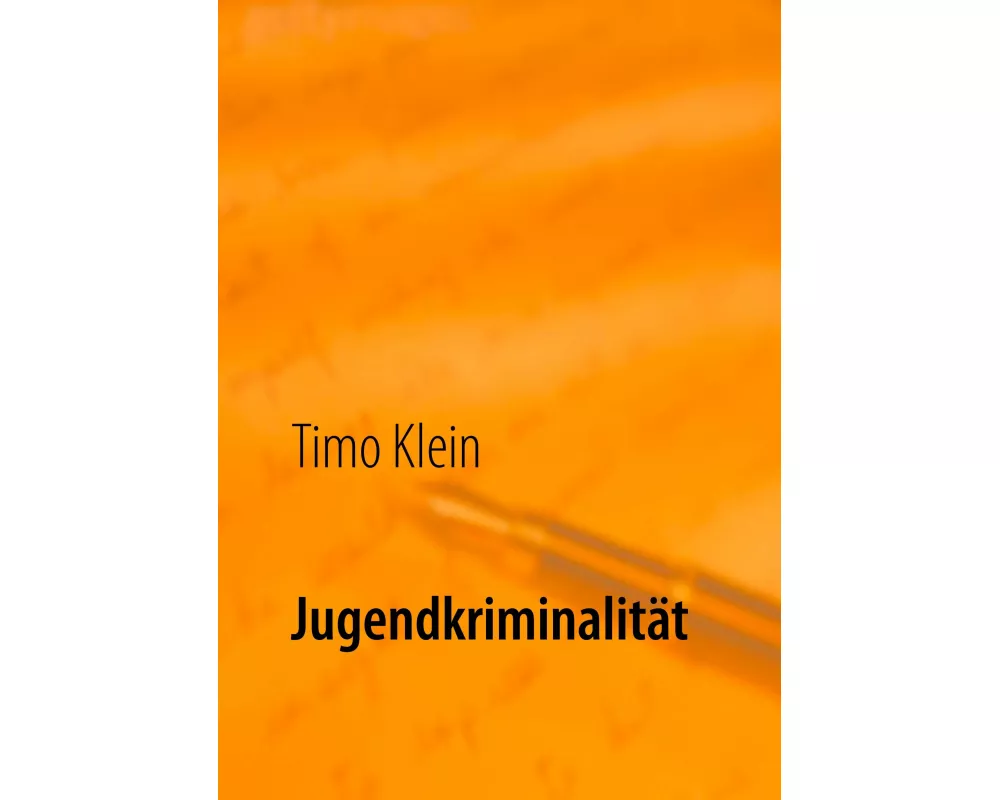 Jugendkriminalität