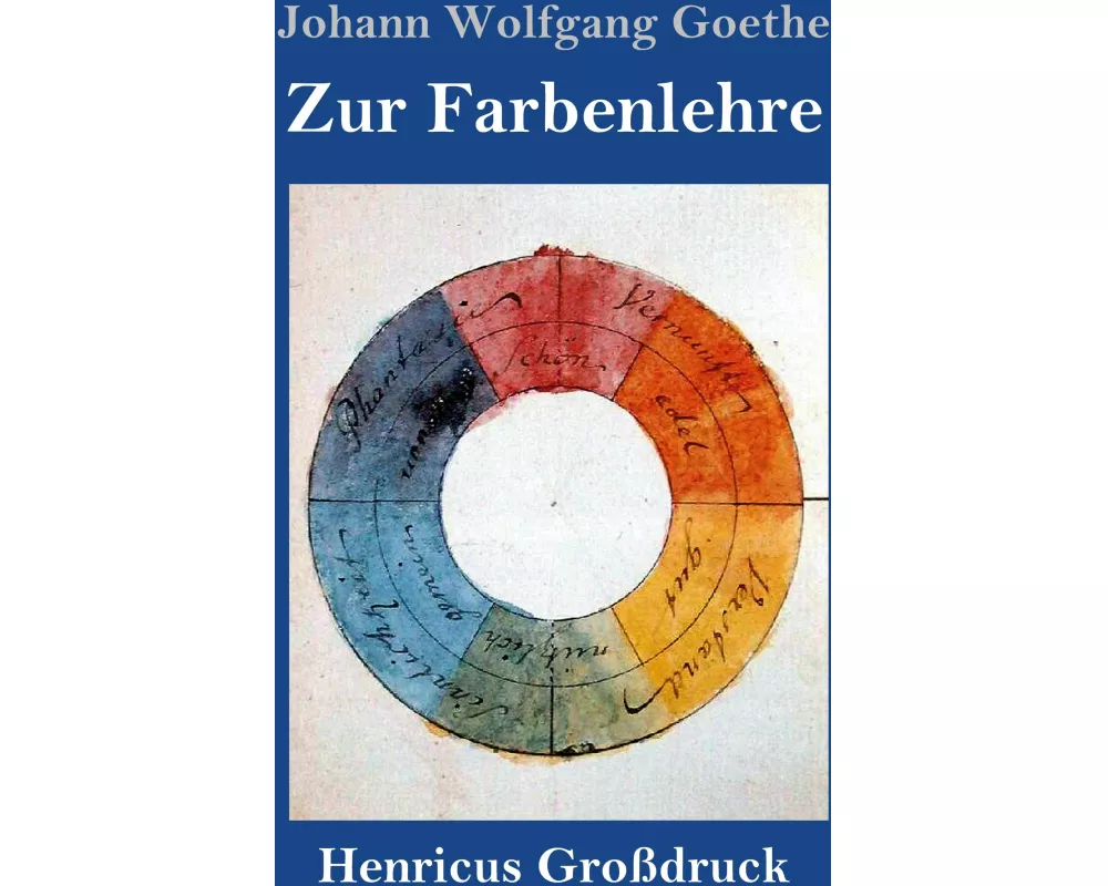 Zur Farbenlehre (Großdruck)