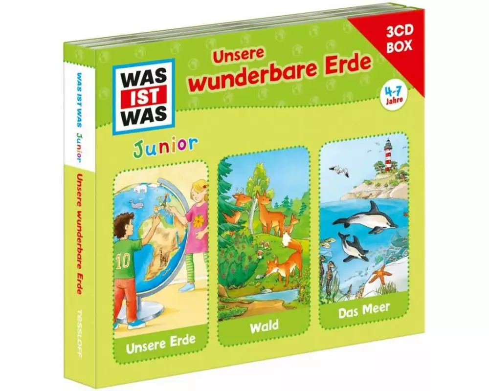 WAS IST WAS Junior 3-CD Hörspielbox. Unsere wunderbare Erde
