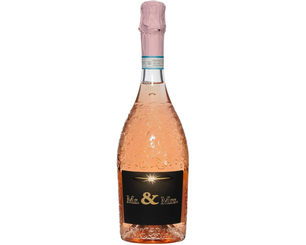 Dreams and Fantasy Geschenkidee Prosecco rosé Mr. & Mrs 750 ml