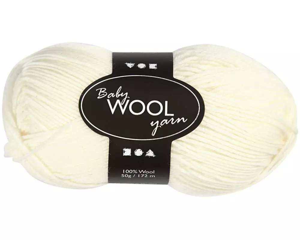 Creativ Company Wolle Babygarn Merino 50 g 14/4 Beige