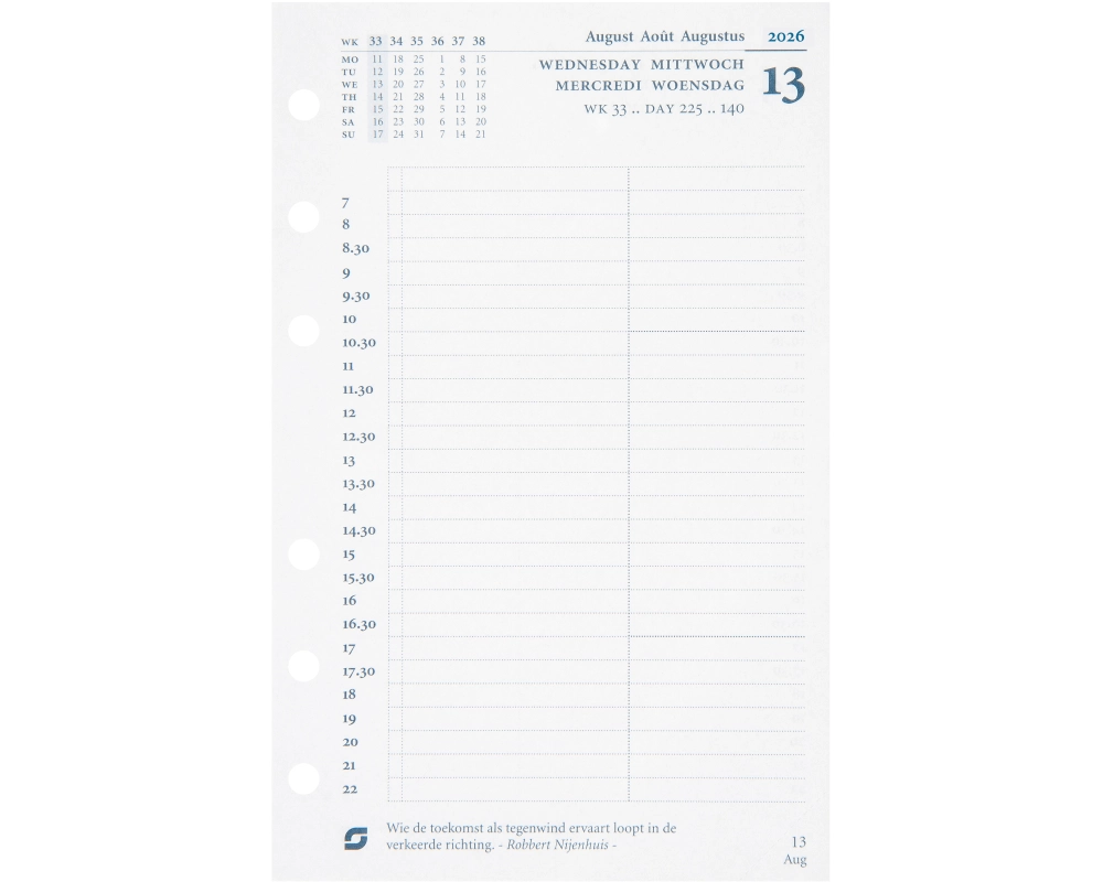 SUCCES Agenda Senior 2026 845209000026U 1T/1S Ersatzkal. 9.5x15cm