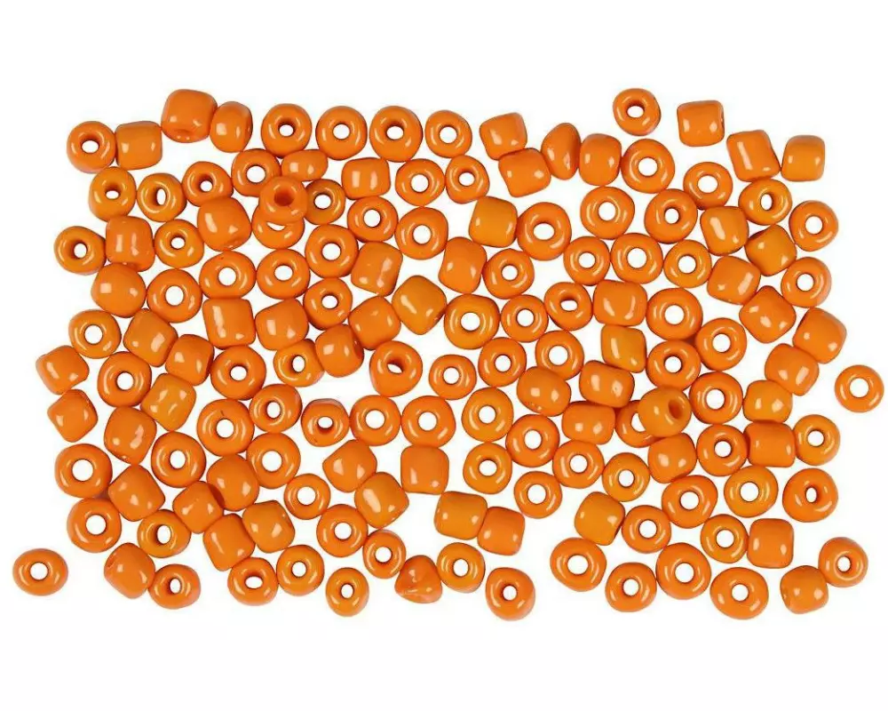 Creativ Company Rocailles-Perlen 8/0 Orange