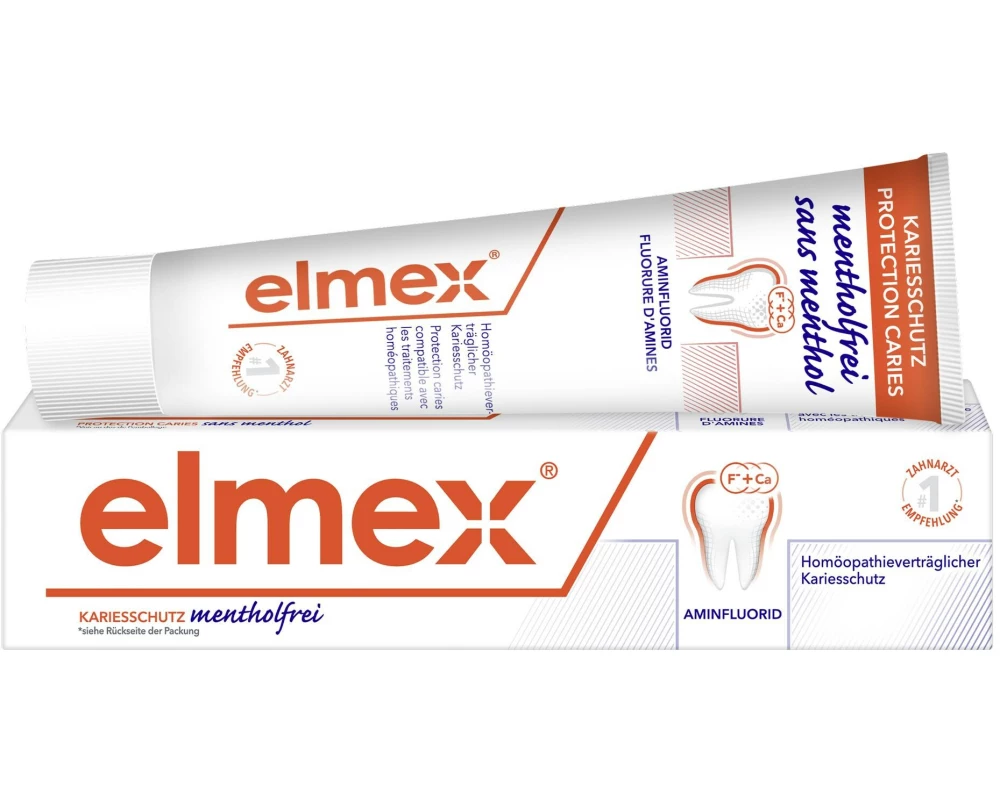 elmex Zahnpasta Kariesschutz mentholfrei 75 ml