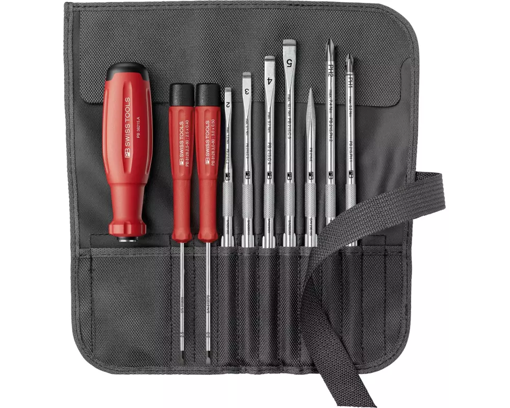 PB Swiss Tools Wechselklingen-Set SwissGrip Evo PB 38218.BK 9-teilig