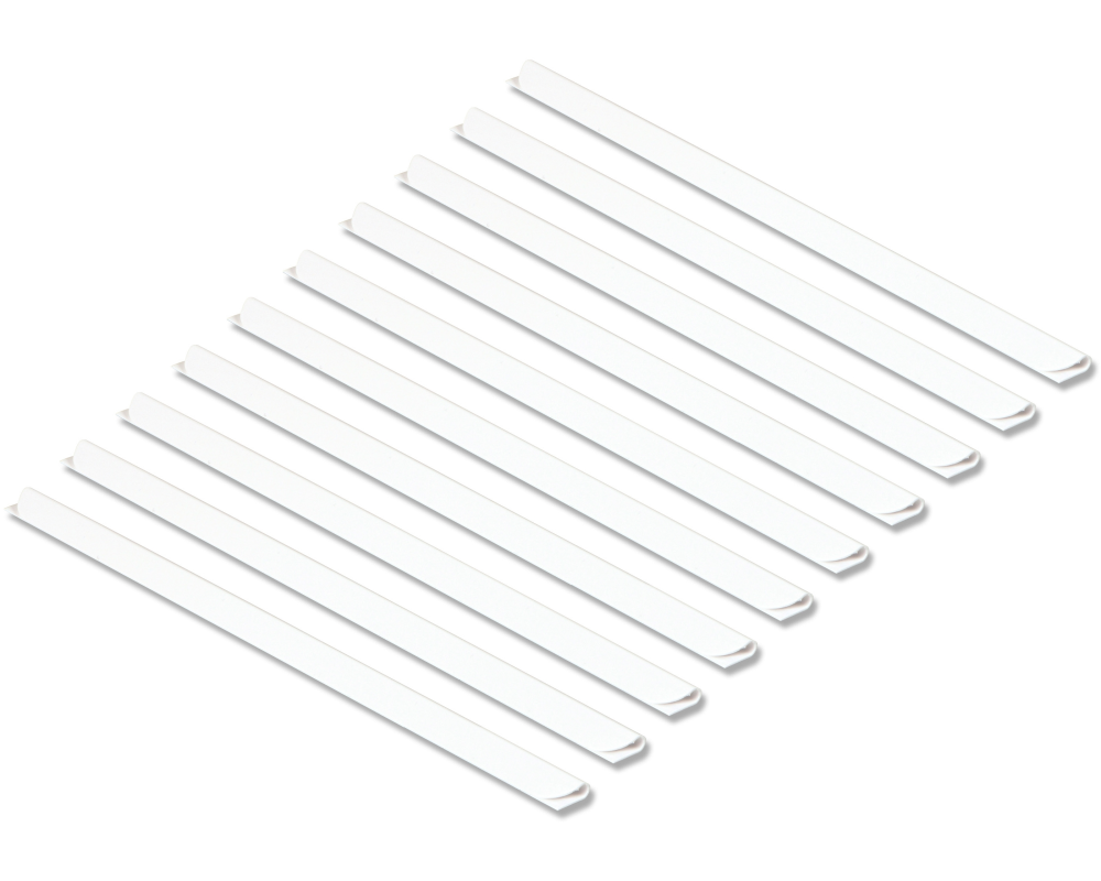 STYRO Klemmschiene 51018 WEISS 10 Stk.