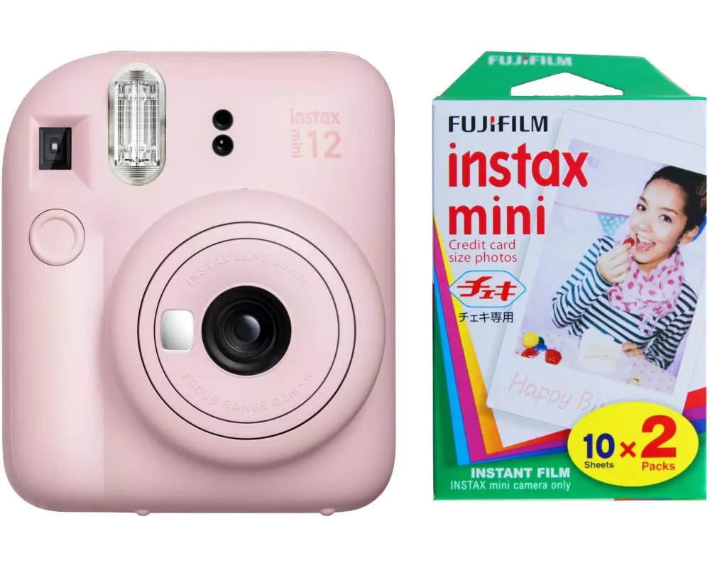 Fujifilm Fotokamera Instax Mini 12 KIT Pink