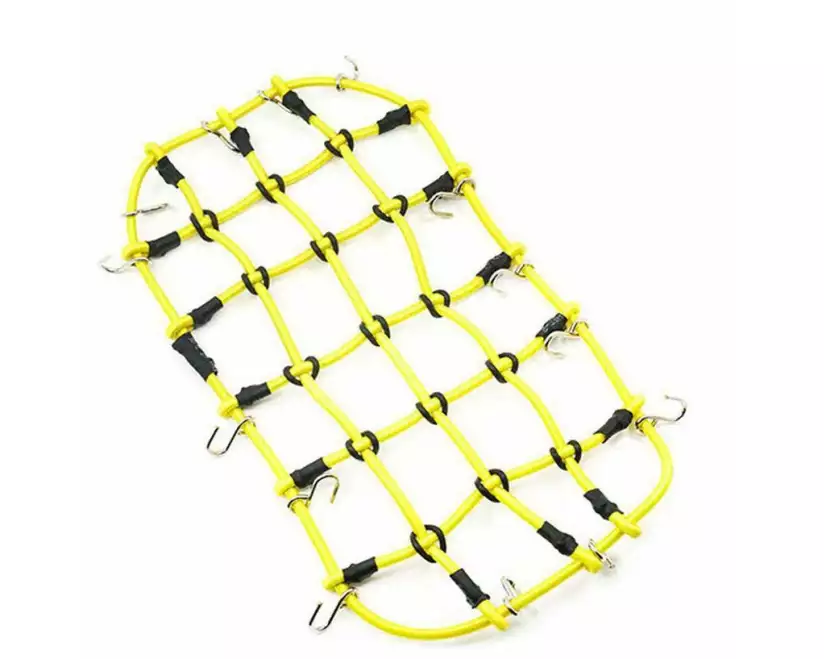 Yeah Racing Modellbau-Gepäcknetz 200 x 110 mm Gelb