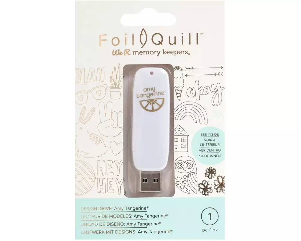 We R Memory Keepers Design USB-Stick Amy Tangerine