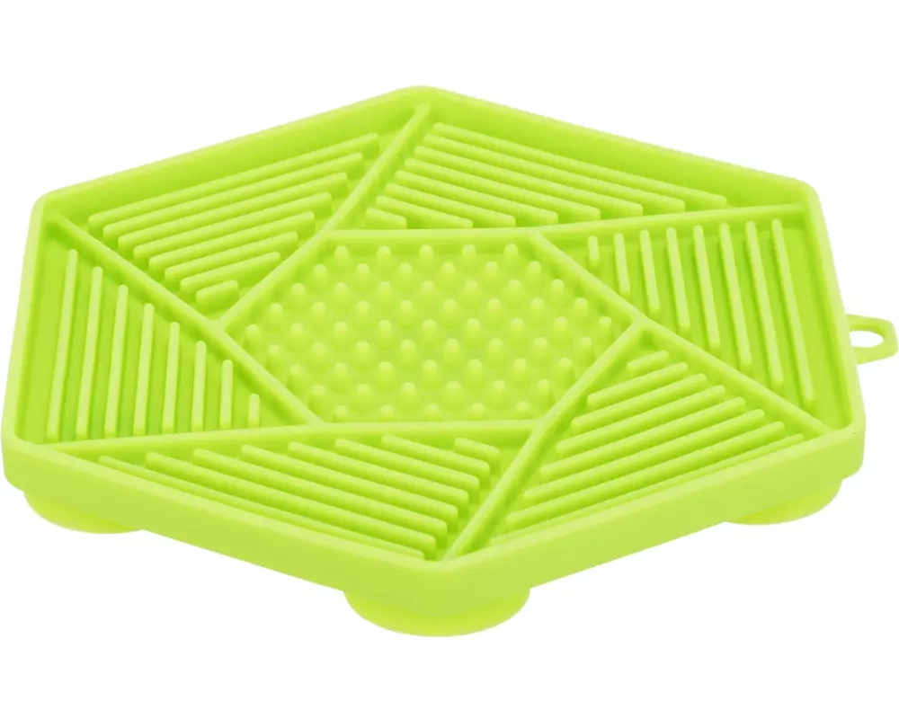 Trixie Lick'n'Snack Matte mit Saugnäpfen, 17 cm, Grün