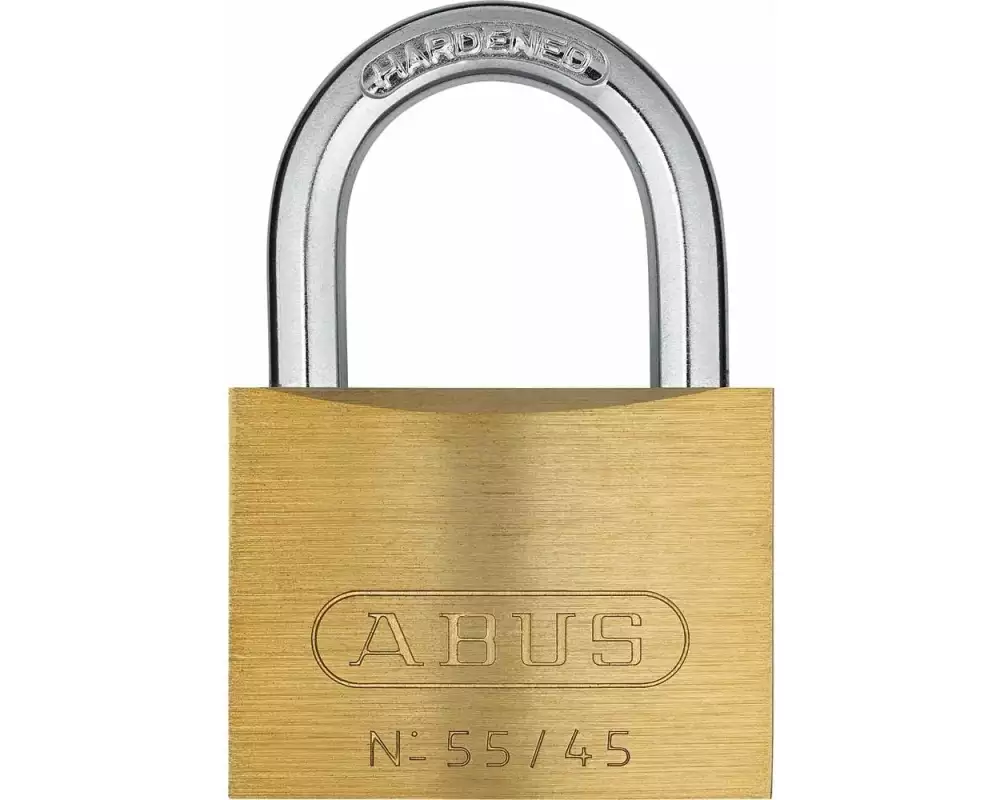 Abus Vorhängeschloss 55/45 Gold Messing