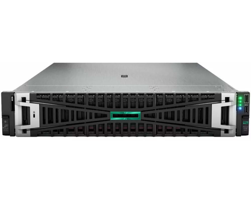 HPE ProLiant DL380 Gen11, 1x4510, 2.4GHz, 12 Core, 2x32GB RDIMM 2R 5600 MT/s, 8xSFF, 2x960GB SATA RI SSD, 2xPS 1000W, MR408i-o/4GB
