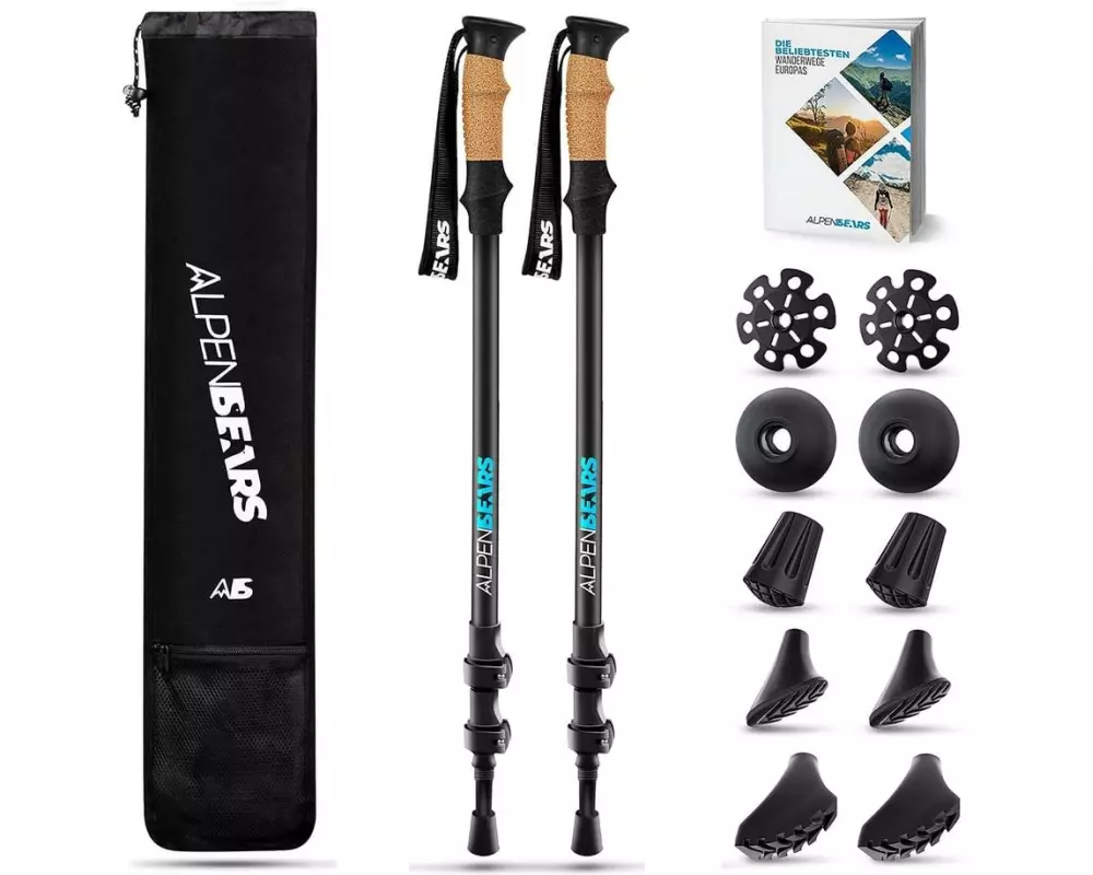 Alpen Bears Wanderstöcke Aluminium, Damen