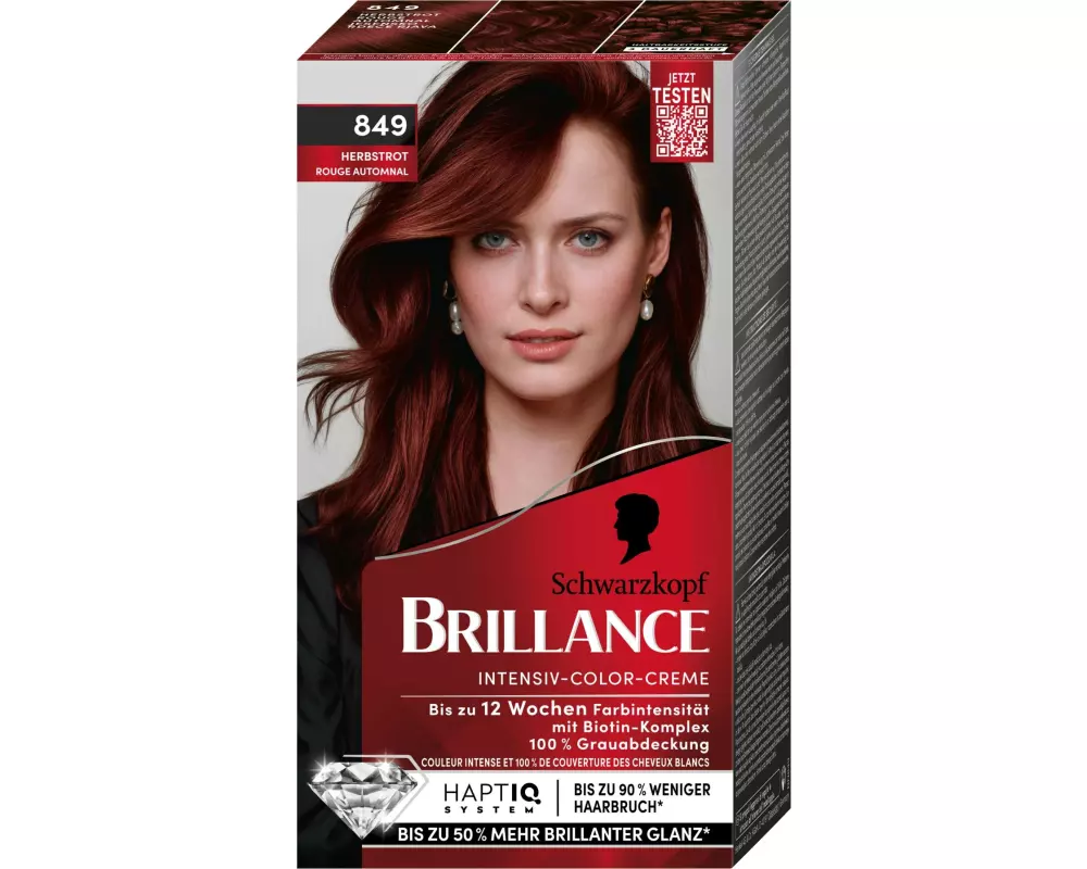 Schwarzkopf BRILLANCE Haarcoloration Brillance 849 Herbstbraun
