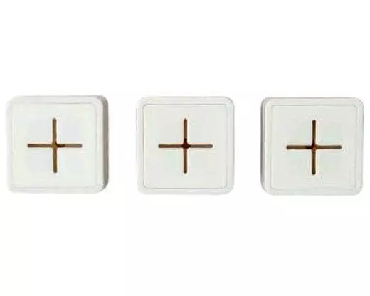 Esmée Haken selbstklebend 3 Stück, Weiss