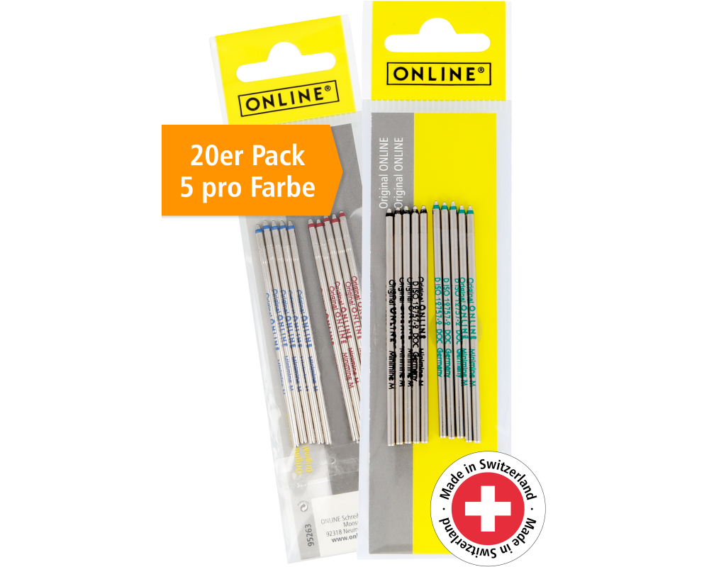 ONLINE Standardmine D1 M 70002 4-Farben 20 Stück
