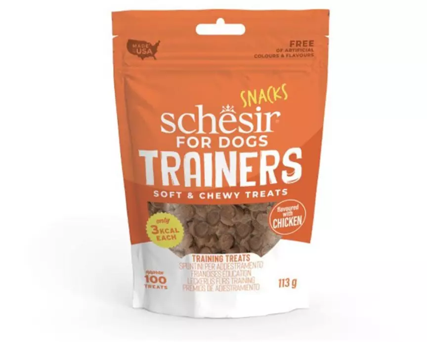 Schesir Leckerli Trainers Huhn, 113 g