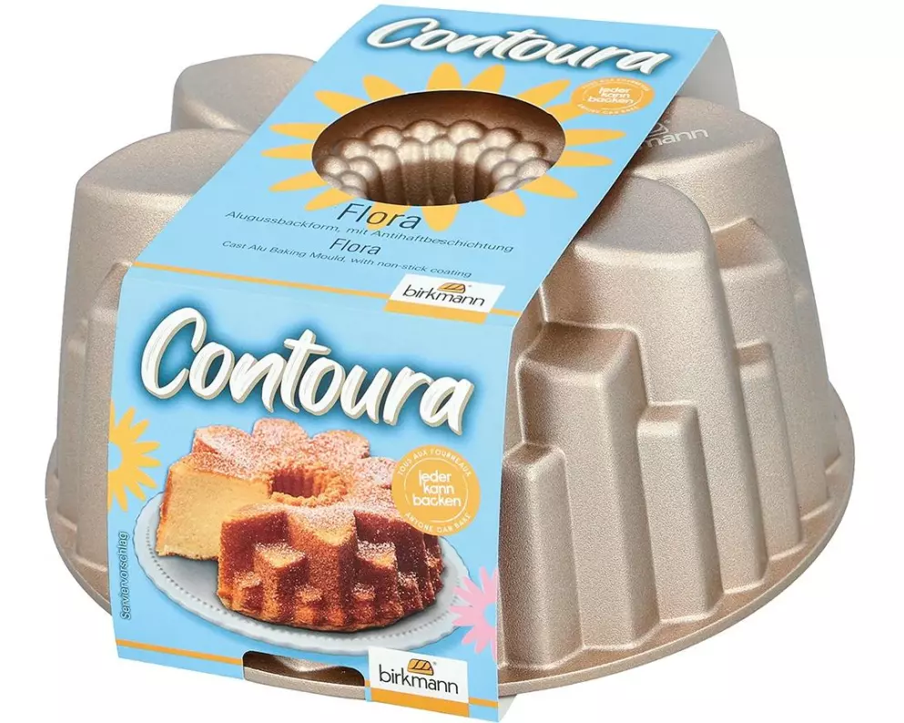 RBV Birkmann Gugelhupf-Backform Contoura Flora Ø 22 cm