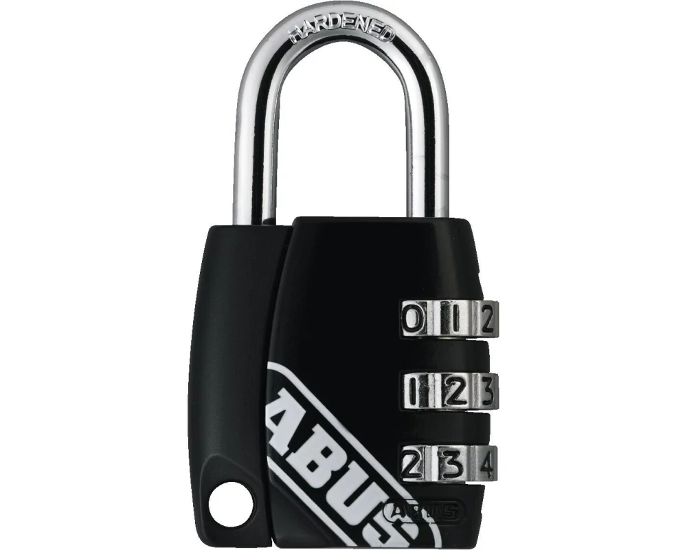 Abus 155/30 Schwarz Stahl/Zink