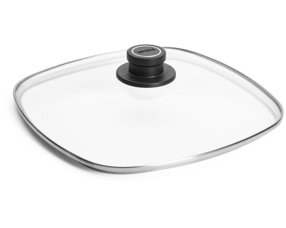 Woll Pfannendeckel 28 x 28 cm, Transparent