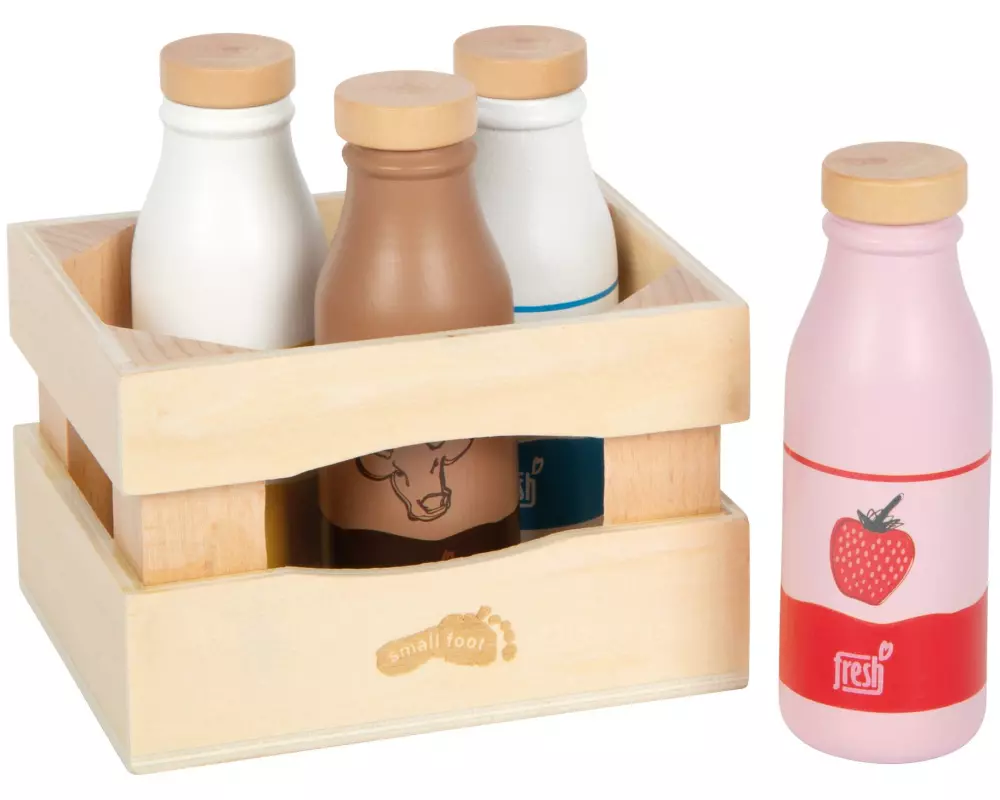small foot Kiste mit Milchgetränken fresh