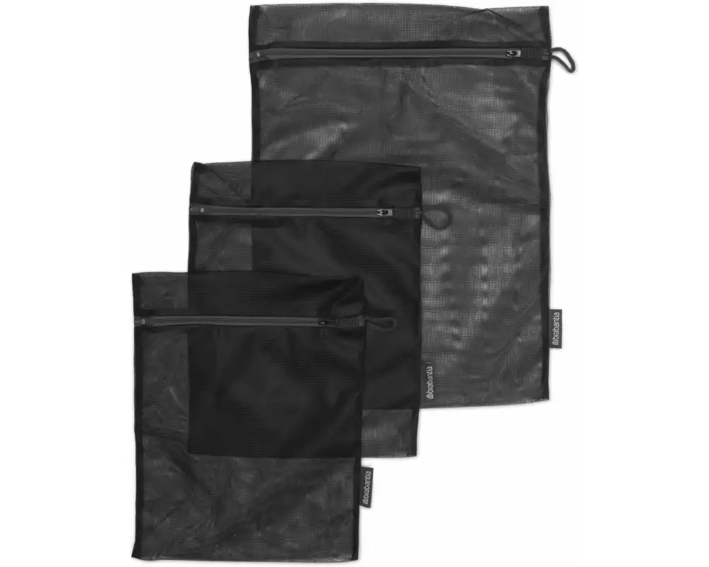 Brabantia Wäscheschutzbeutel 3-teilig, Schwarz