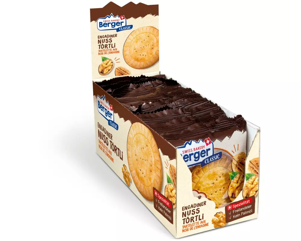 Berger Gebäck Engadiner Nusstörtli 10 x 74 g