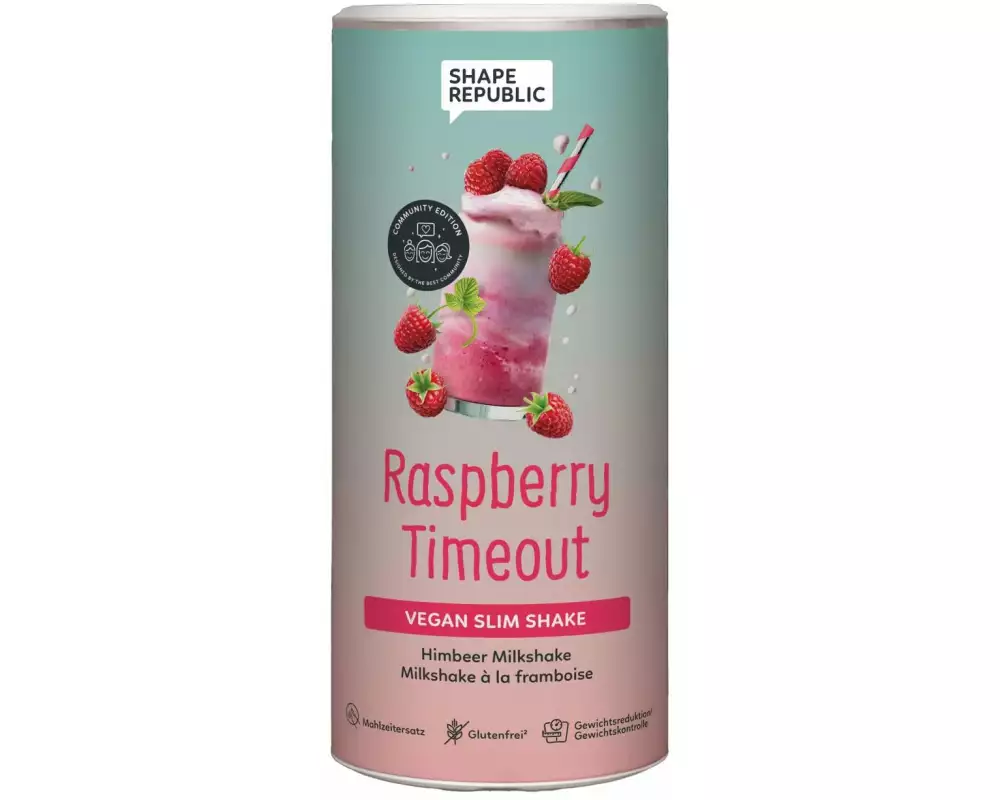 Shape Republic Slim Shake Himbeere Milchshake 420g
