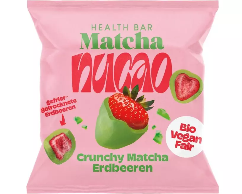 Nucao Crunchy Matcha Strawberries 50 g