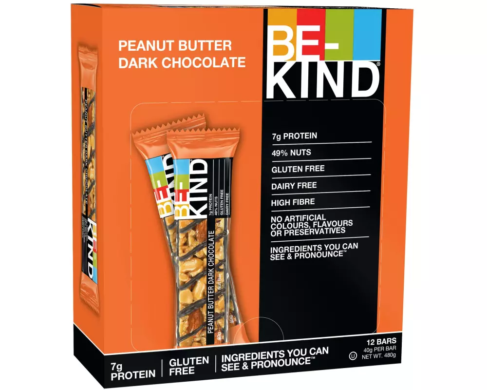 BE-KIND Riegel Peanut Butter Dark Chocolate 12 x 40 g