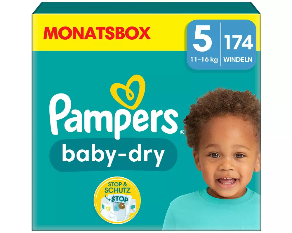 Pampers Windeln Baby Dry Junior Grösse 5