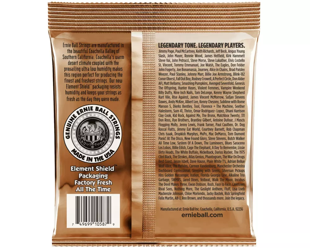 Ernie Ball Gitarrensaiten 2145 Earthwood PB – Custom Light 11.5-54