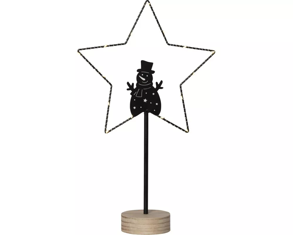 Star Trading Dekorativer Schneemann Glimta 15 LED