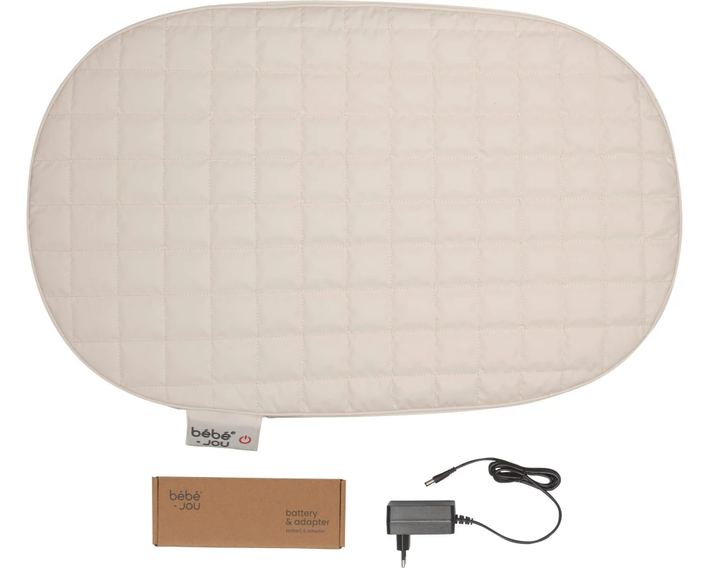 ZEWI bébé-jou Wickelkissen beheizbar Quilted Squares Sand