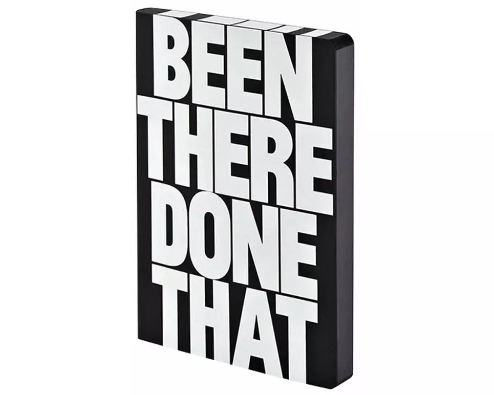 Nuuna Notizbuch Graphic L Been there done that 22 x 16.5 cm, Dot