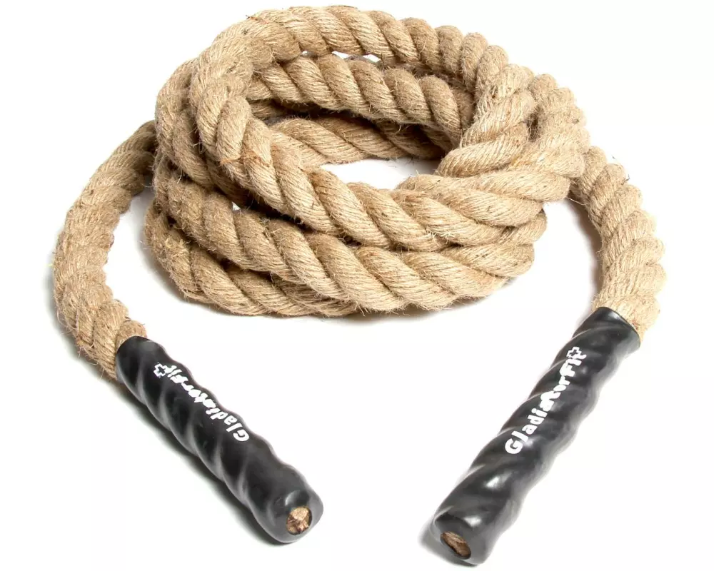 Gladiatorfit Hanf-Cross-Trainingseil, 4.5 m
