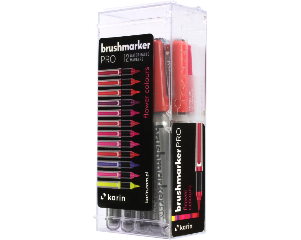 KARIN Brush Marker PRO 27C4 Flower colours 12 Stück