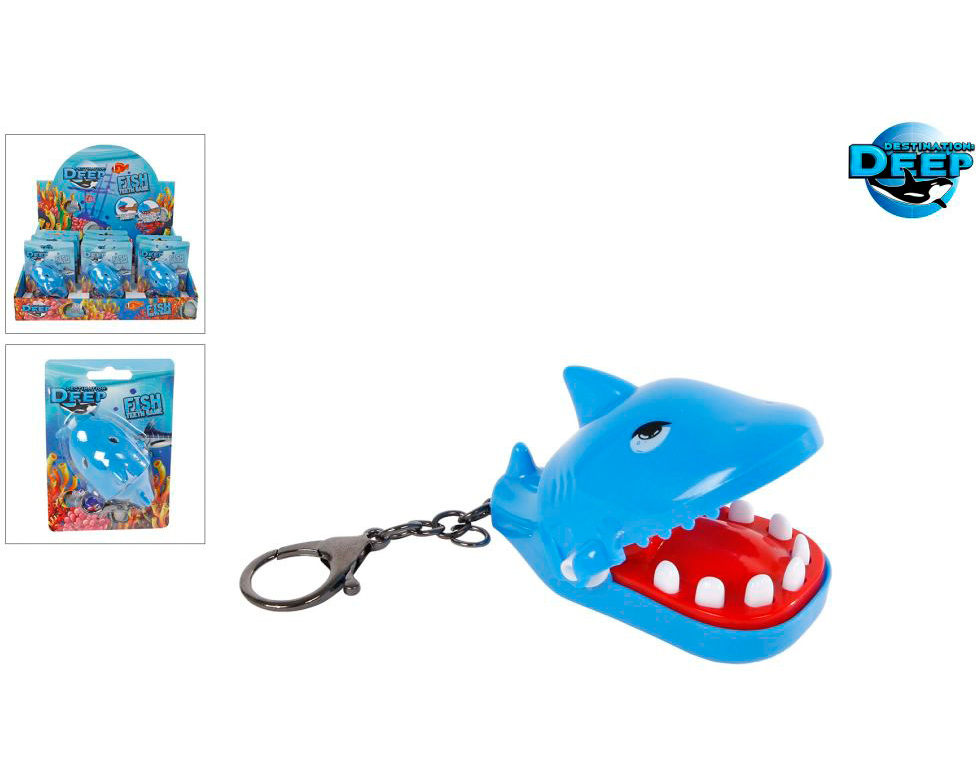 ROOST Schlüsselanhänger 570391 beissender Hai 8cm