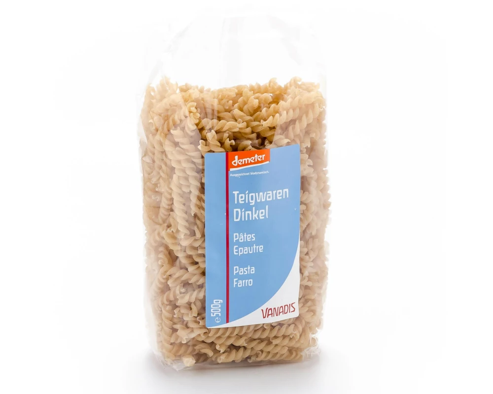 Vanadis Spiralen Dinkel, Demeter 500 g