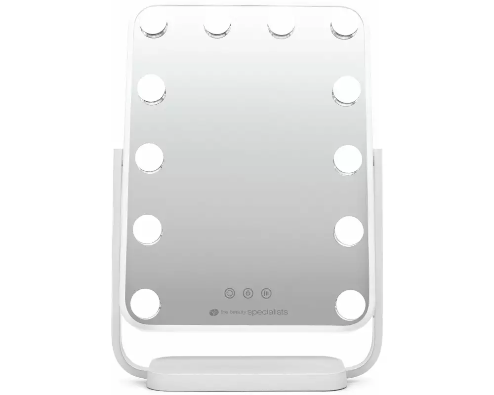 Rio Kosmetikspiegel Hollywood Glamour Weiss