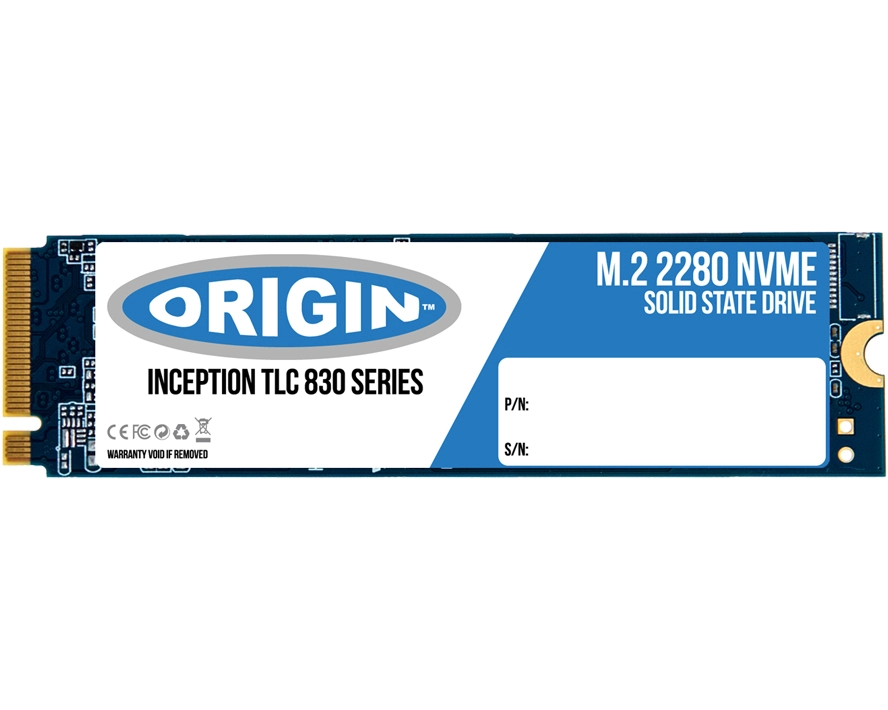 Origin Storage OTLC5123DNVME4M.2/80 Internes Solid State Drive 512 GB M.2 PCI Express 4.0 NVMe 3D TLC