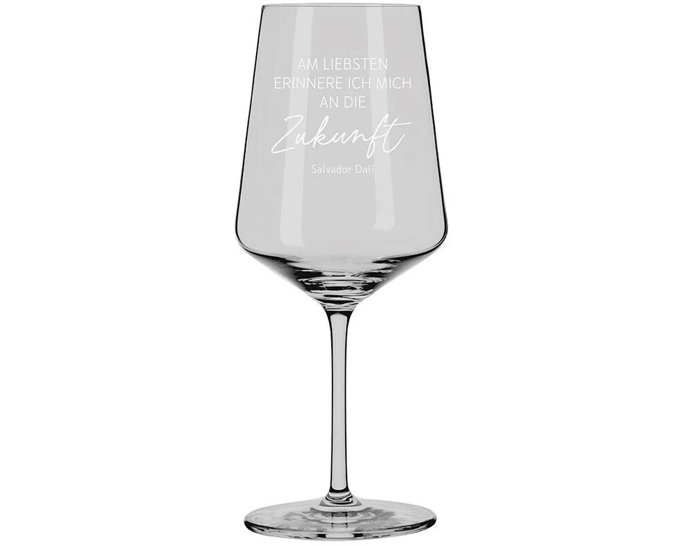 Grafik Werkstatt Rotweinglas Salvador Dalí