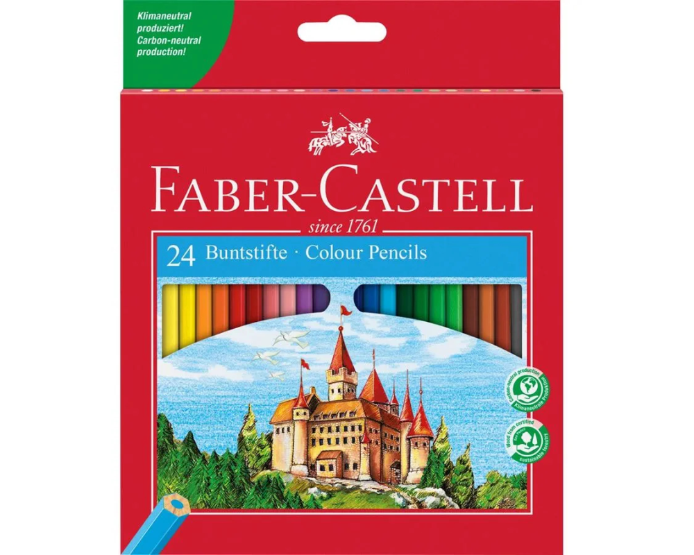 FABER-CASTELL Farbstifte Classic Colour 120124 24 Farben ass.
